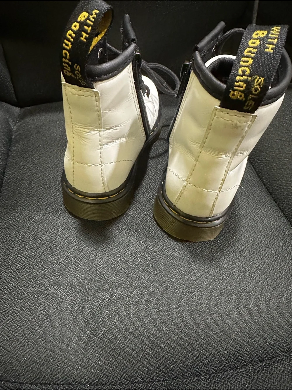 Dr. Martens 1460 T White Leather Boots Toddler Kids Size 8
